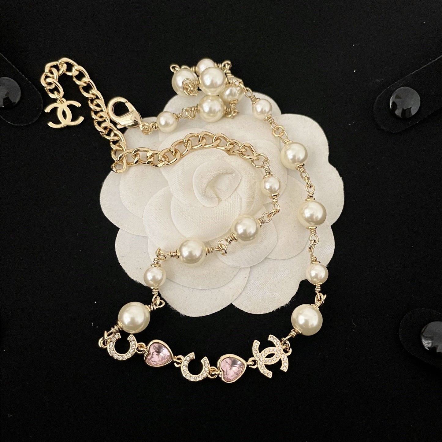 2025 heart-shaped pearl necklace