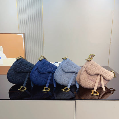 2025 Bag Fashion Ringer Scrub Saddle Bag