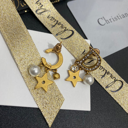 2025 Vintage Pentagram Pearl Earrings