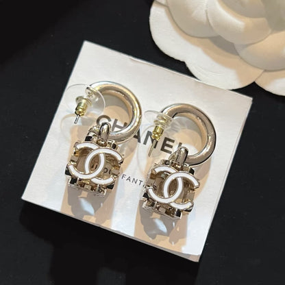 2025 Classic CC Square Drop Earrings