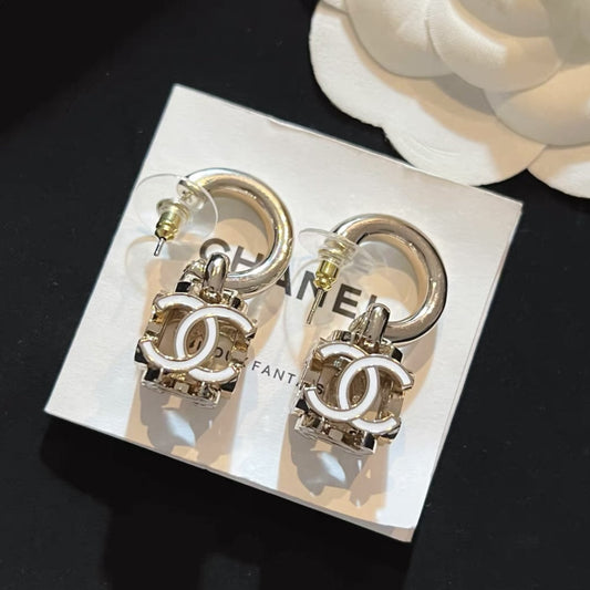 2025 Classic CC Square Drop Earrings