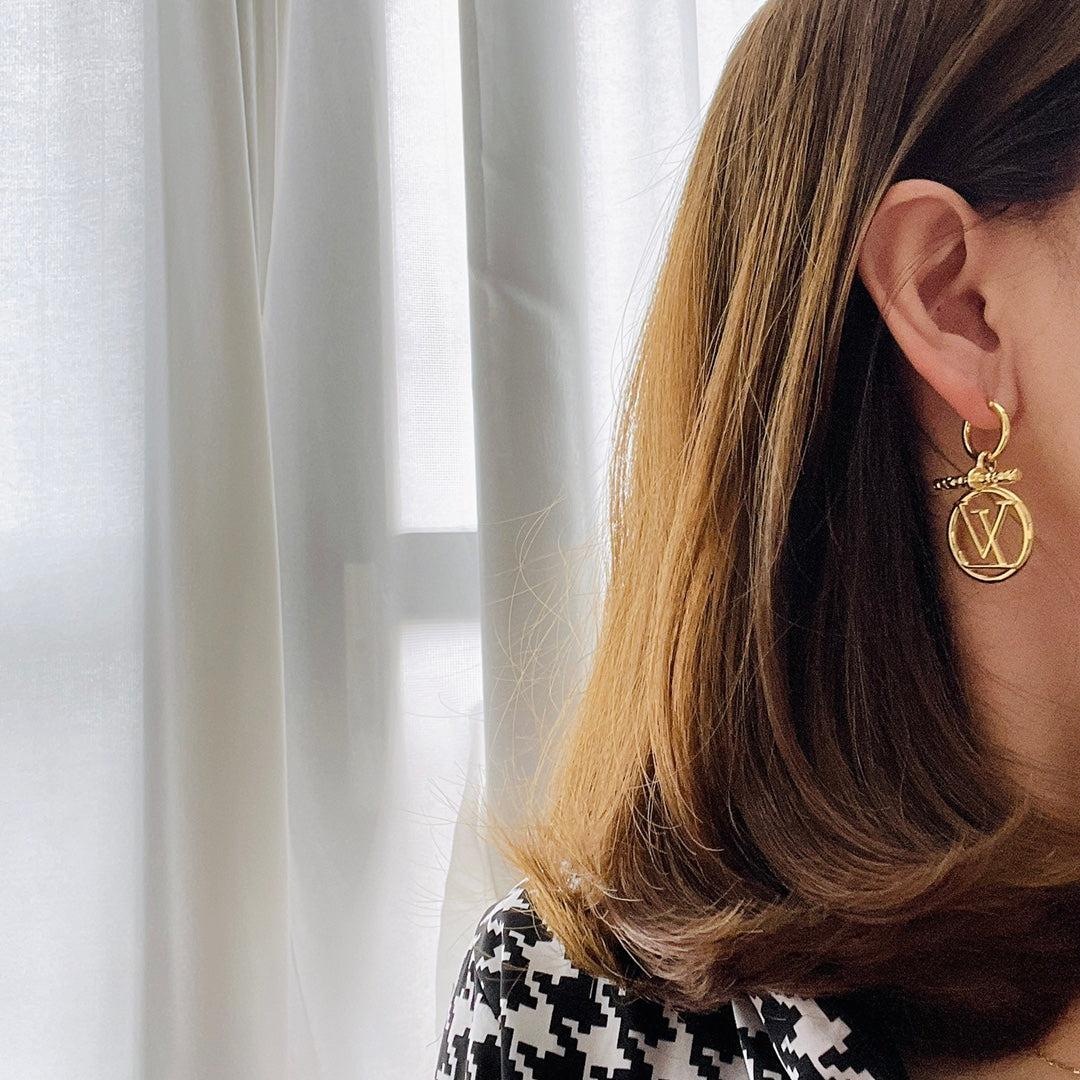 2025 Classic letter earrings