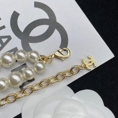2025 Fashion CC Pearl Charm Necklace