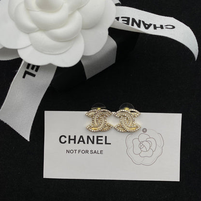 2025 Cutout Diamond Letter Stud Earrings