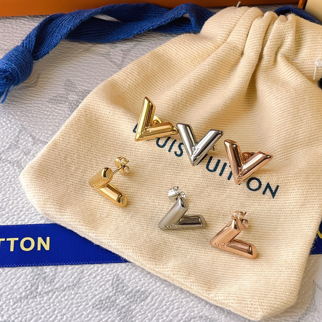 2025 Versatile V Letter Stud Earrings