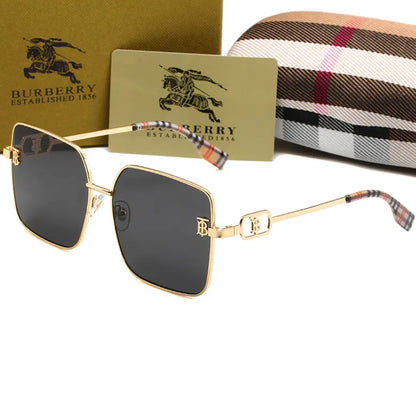 2025Retro Plaid HD Sunglasses
