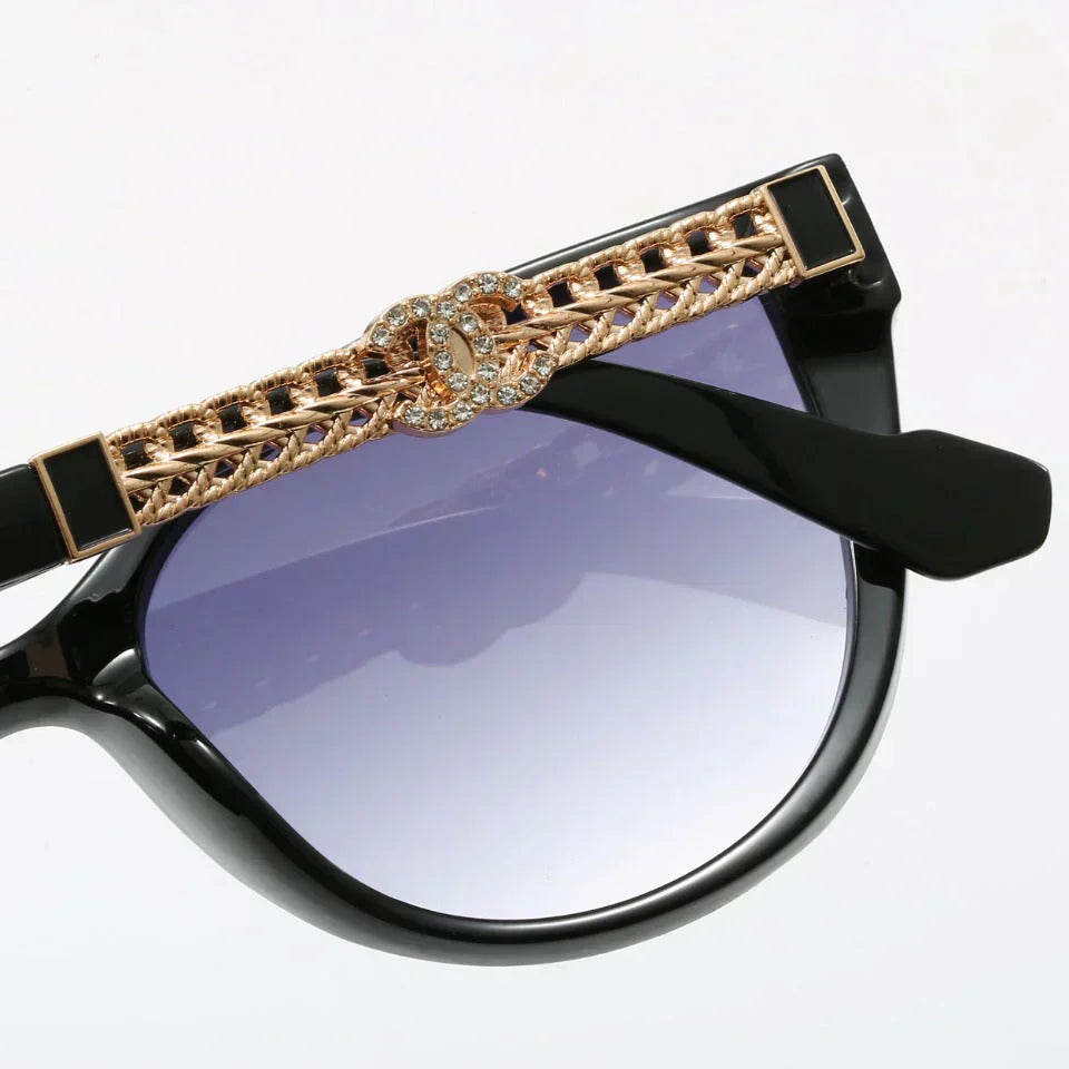2025 Fashionable Woven Temple Sunglasses 89861
