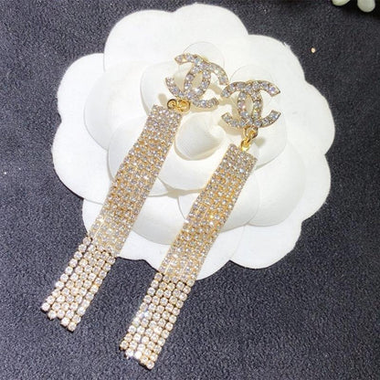 2025 Fashion Crystal Willow Comb Earrings