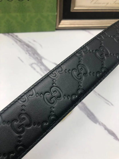 2025 First layer calfskin heat pressed Belt width 3.8cm