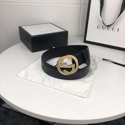 2025 Steel buckle printed belt 3.8cm