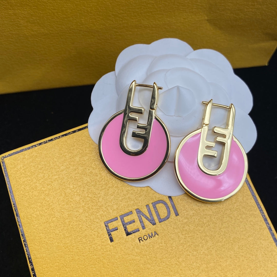 2025 Elegant Pink Drop Earrings