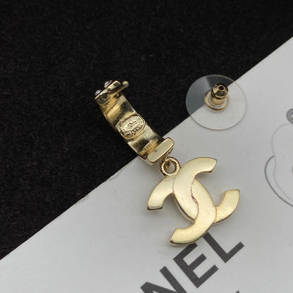 2025 Crystal Diamond Pearl Letter Stud Earrings