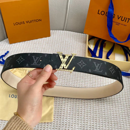 2025 Double-faced calfskin belt width 4.0