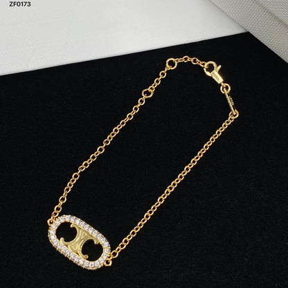 2025 Crystal Diamond Earrings Bracelet Necklace Set