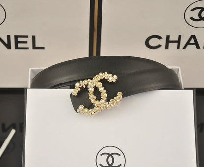 2025 5 color  perfume bottle double C belt