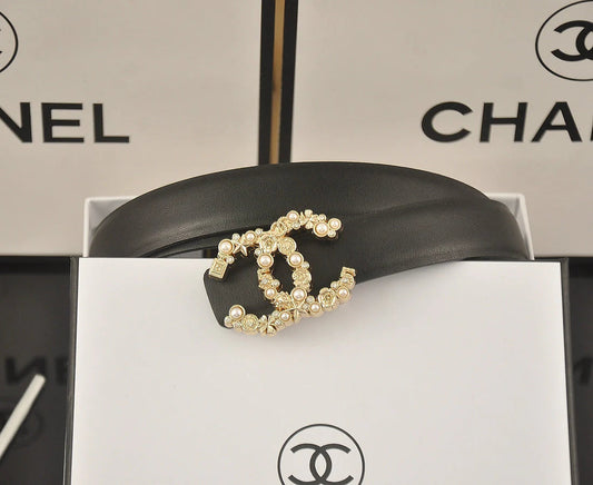 2025 5 color  perfume bottle double C belt