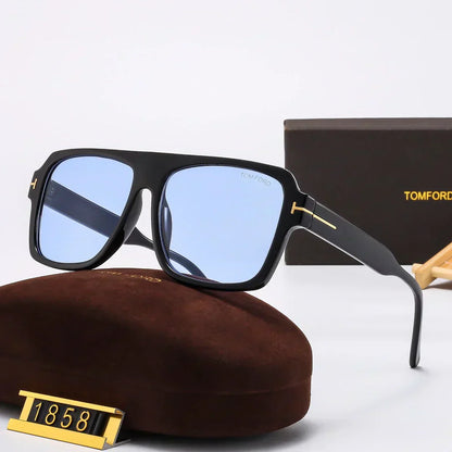 TOM FORD Square Round Sunglasses 1858