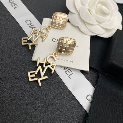 2025 Vintage Irregular Letter Drop Earrings