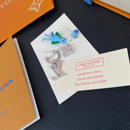 2025 Angel Pig 3 Piece Earrings