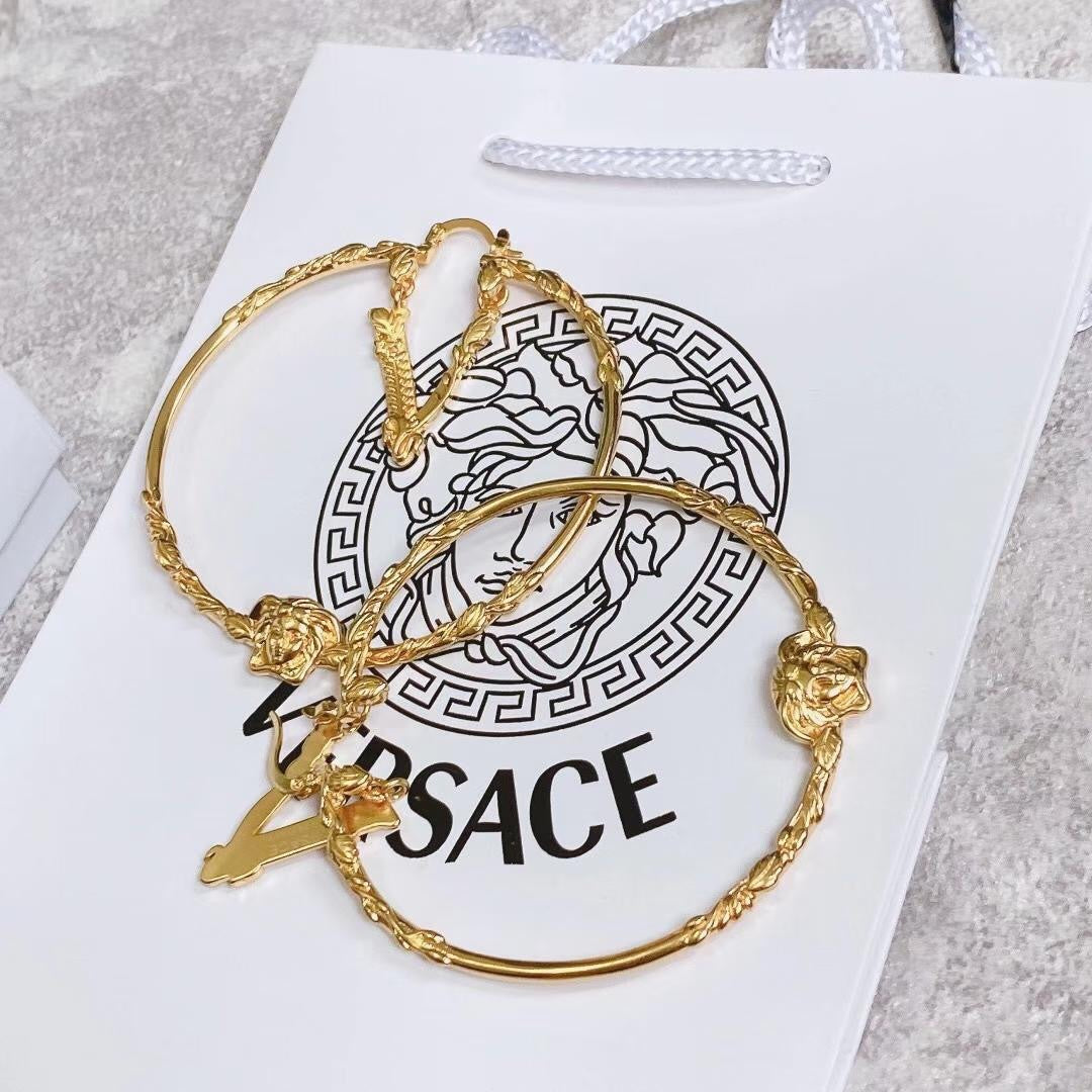 2025 Oversized Golden Hoop Earrings