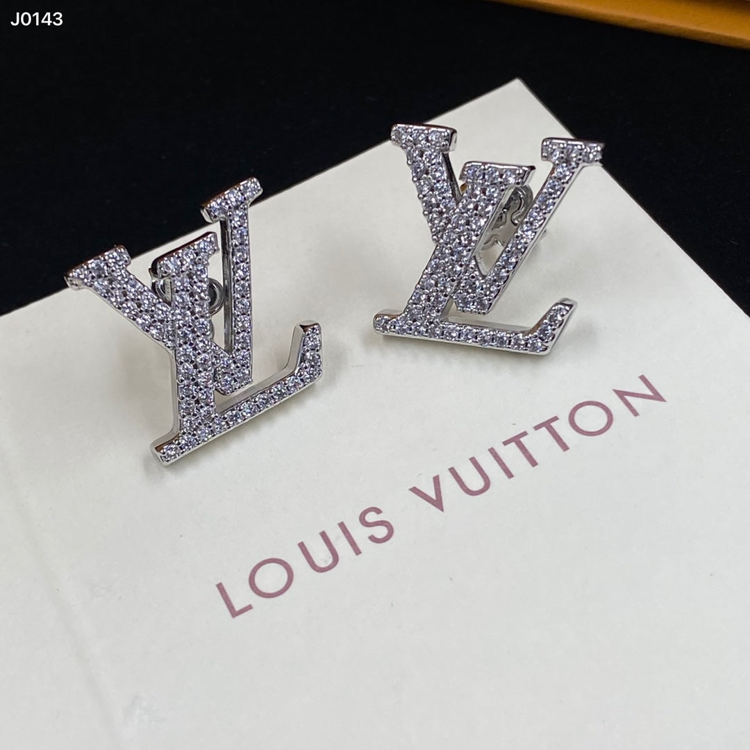 2025 Full Diamond Logo Earrings