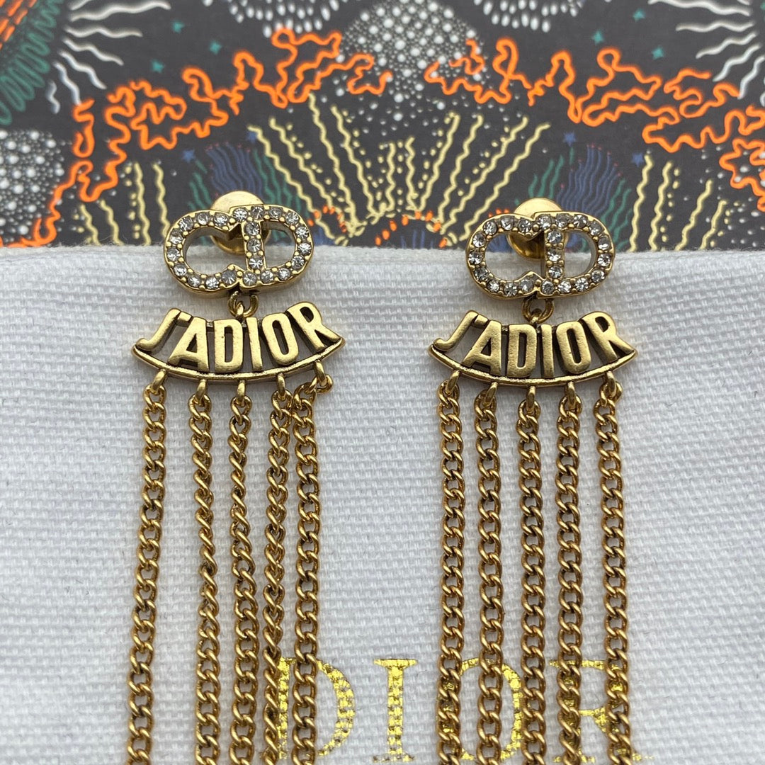 2025 Alphabet Fringe Earrings