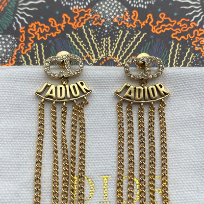 2025 Alphabet Fringe Earrings