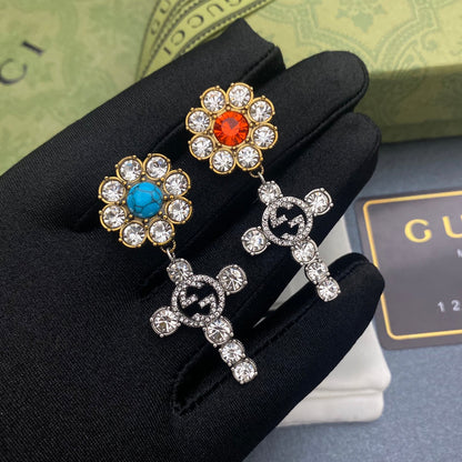 2025 Cross-shaped Diamond Earrings