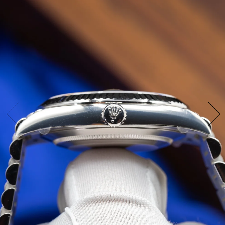 Platinum Datejust II 40 Olive Green Fluted Bezel 40mm 228236 WATCH