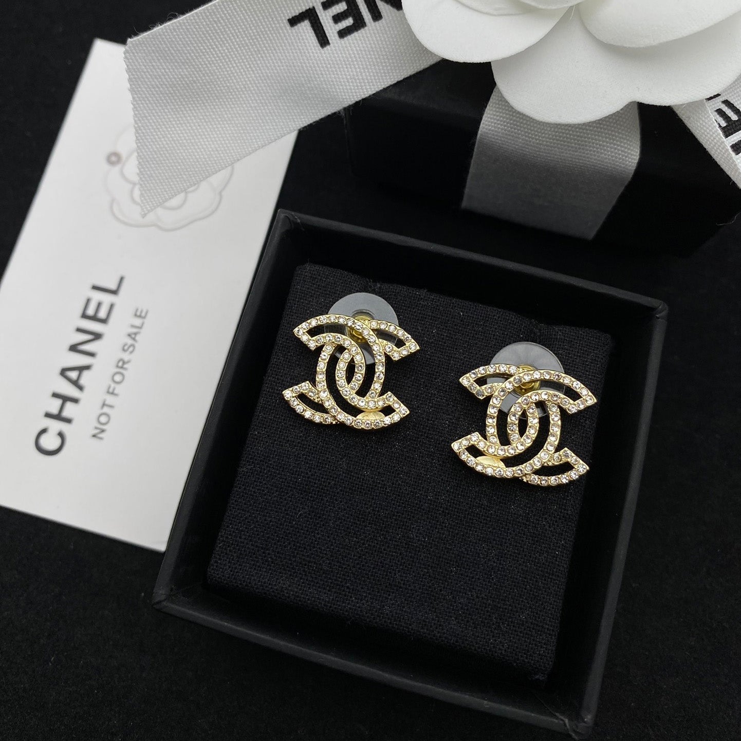 2025 Cutout Diamond Letter Stud Earrings
