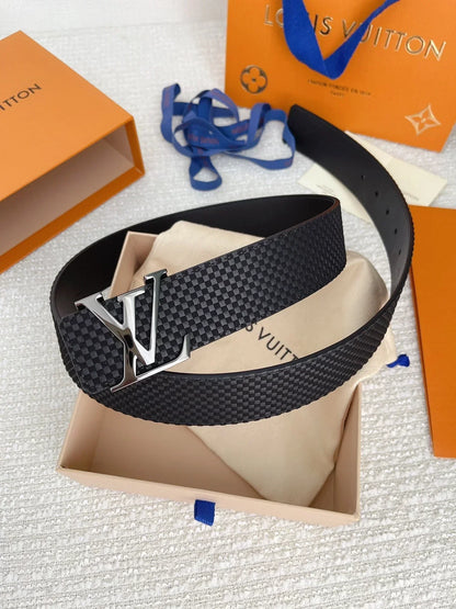 2025 belt cowhide leather belt width 4.0cm