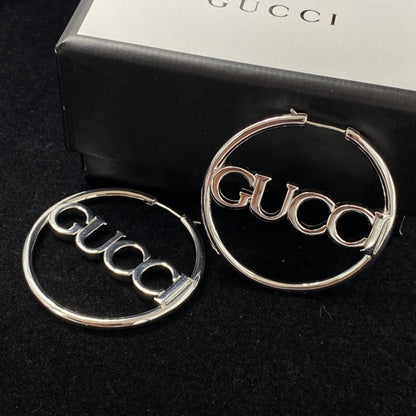 2025 Versatile Logo Letter Hoop Earrings