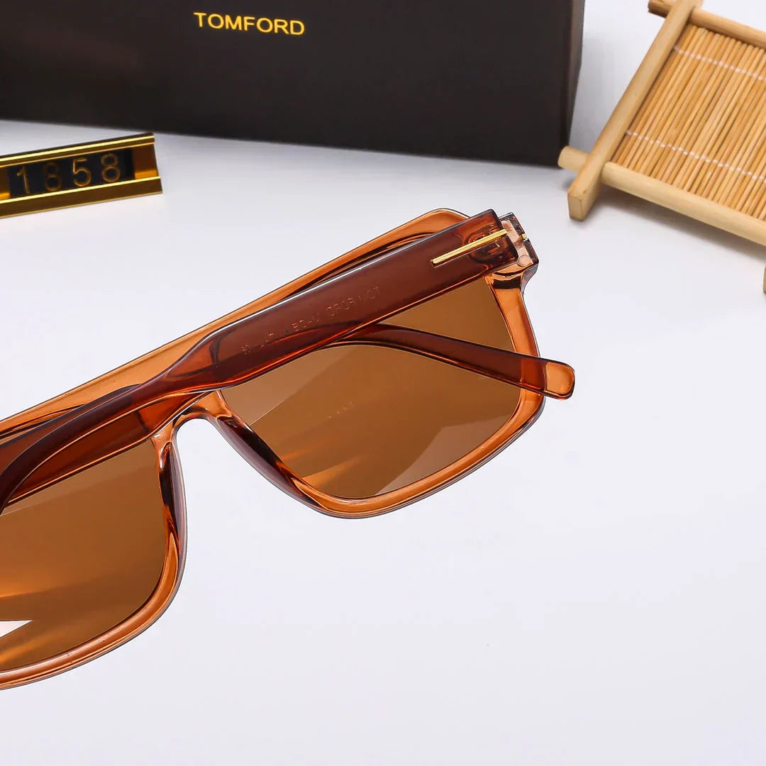 TOM FORD Square Round Sunglasses 1858