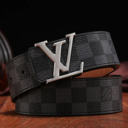 2025 3 Colors   printed letter leather belt