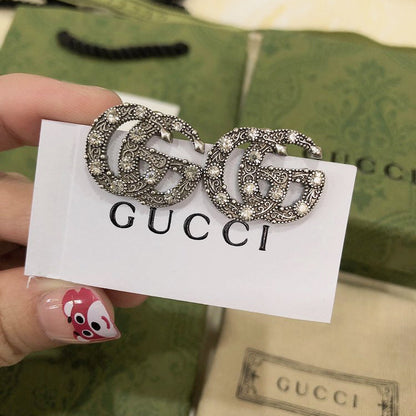 2025 Vintage Double Diamond Earrings