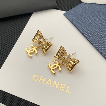 2025 Gentle Bow Logo Earrings