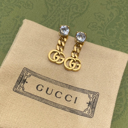 2025 Crystal Diamond Chain Earrings