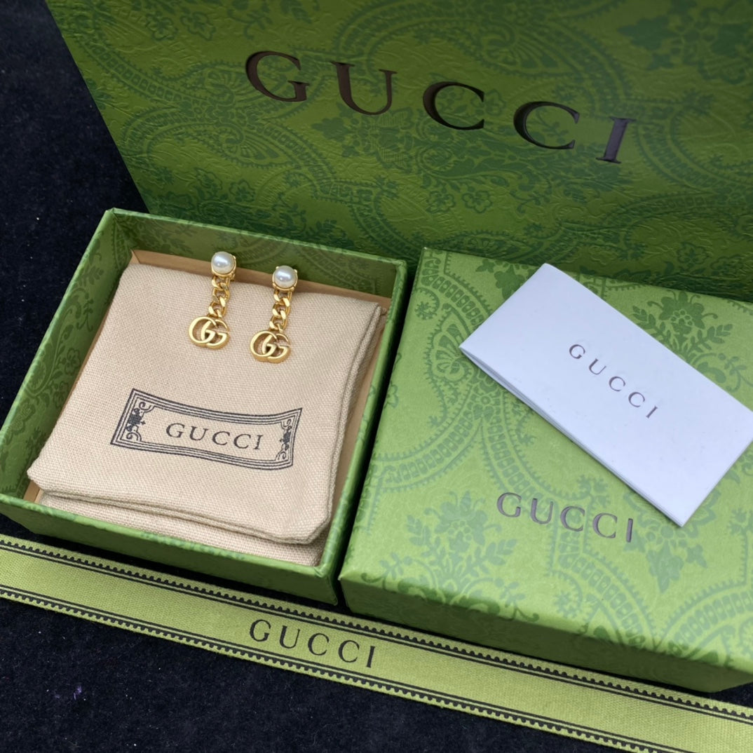 2025 Versatile Chain Pendant Pearl Earrings