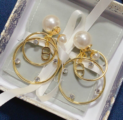 2025 Pearl Round Earrings