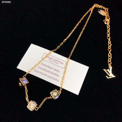 2025 Diamond Geometric Bracelet and Necklace