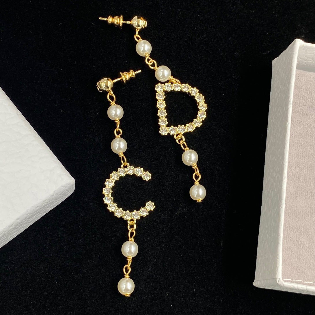 2025 Alphabet Pearl Earrings