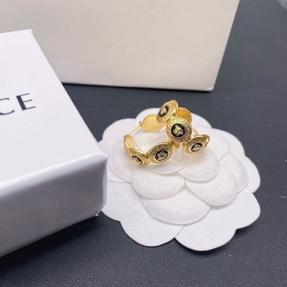 2025 Vintage Monogram Earrings