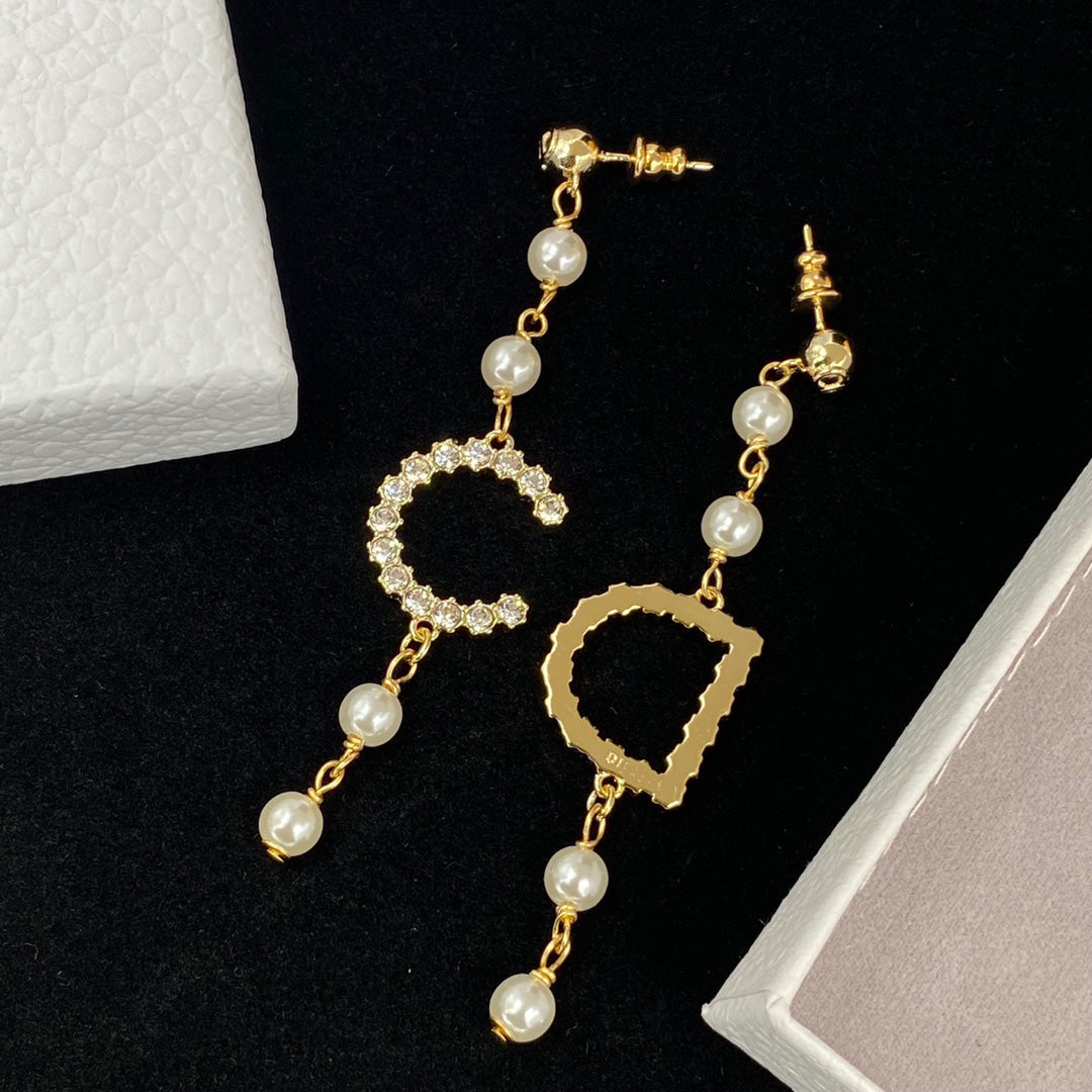 2025 Alphabet Pearl Earrings