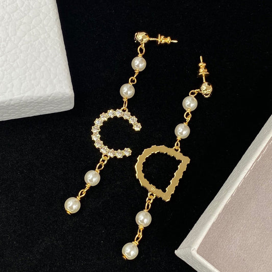 2025 Alphabet Pearl Earrings