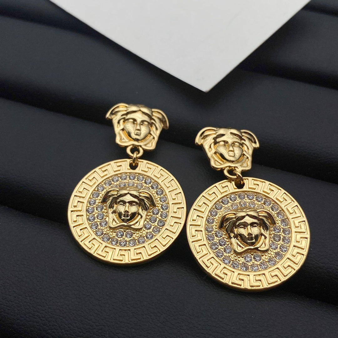 2025  Fashion Avatar Maze Diamond Earrings