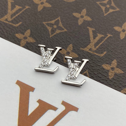 2025 3 Colors Logo Stud Earrings