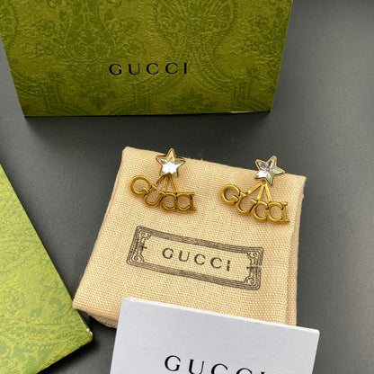 2025 Lucky Stars Letters Earrings