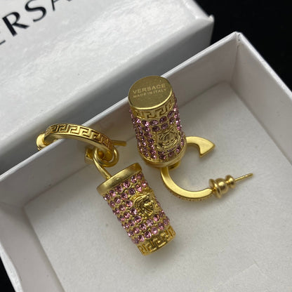 2025 Medusa Cylinder Drop Earrings