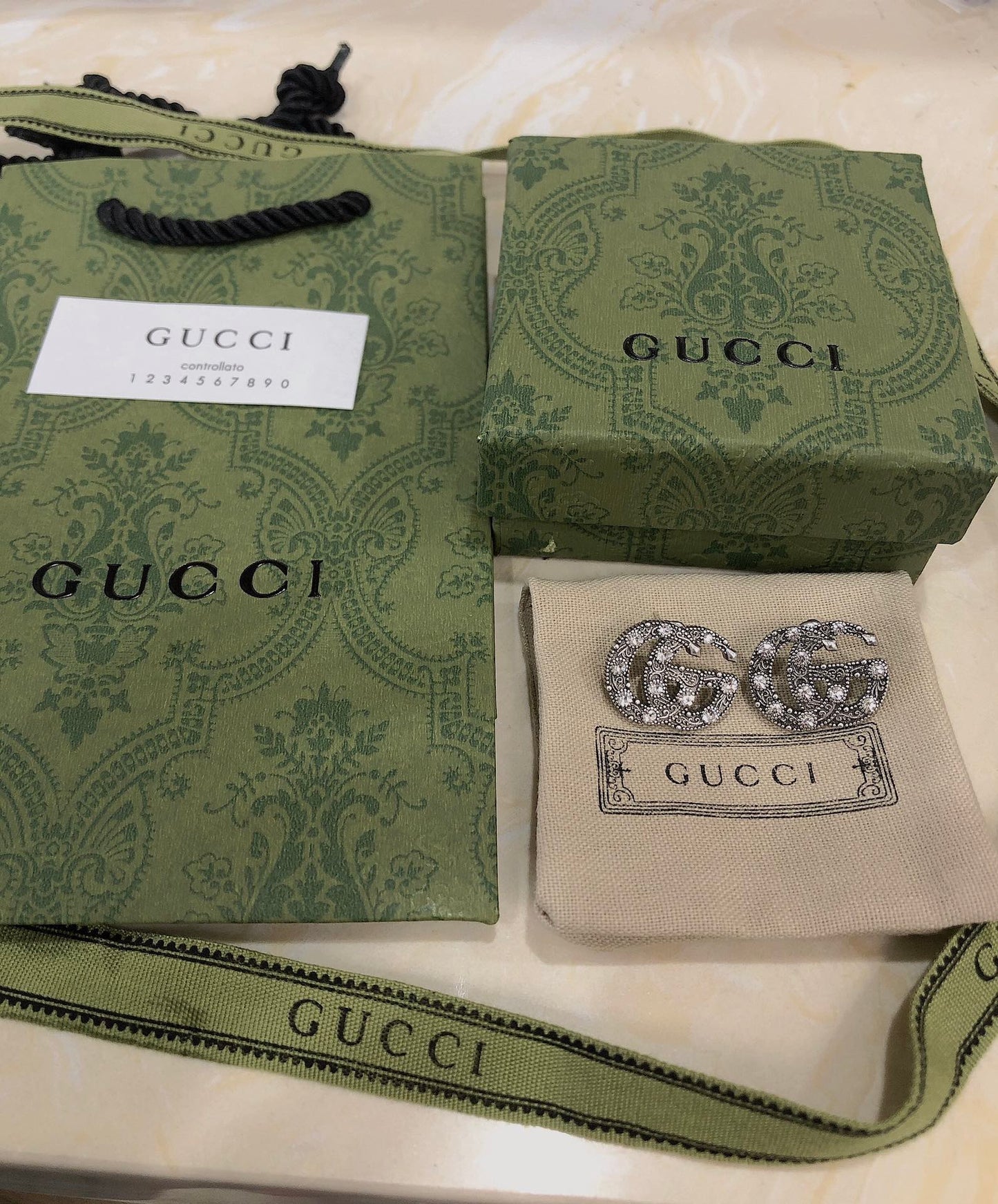 2025 Vintage Double Diamond Earrings