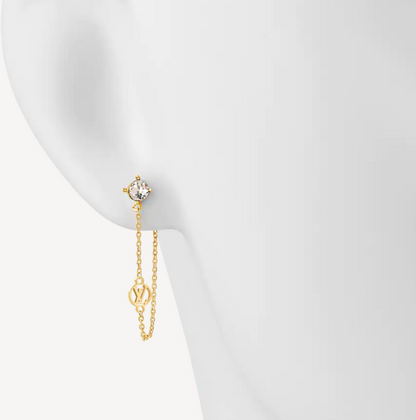 2025 Petit Asymmetric Chain Earrings